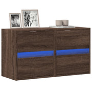 Tv-meubel 41x31x45 cm bruin eikenkleurig