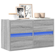 Tv-wandmeubel 80x31x45 cm grijs sonoma eikenkleurig