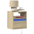 Tv-wandmeubel 41x31x45 cm sonoma eiken 2 stuks