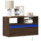 Tv-wandmeubel 80x31x45 cm bruin eikenkleur