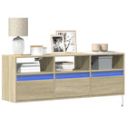 Tv-wandmeubel 130x31x45 cm sonoma eiken
