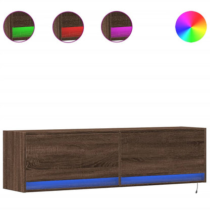Tv-Wandmeubel Met Led-Verlichting 140X31X38 Cm 140 cm