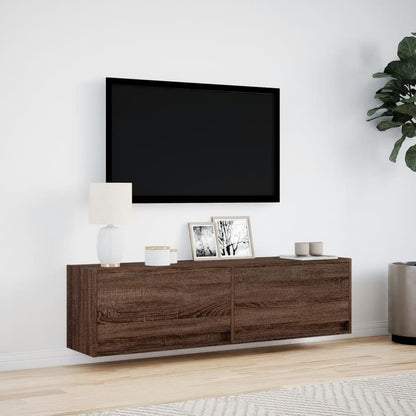 Tv-Wandmeubel Met Led-Verlichting 140X31X38 Cm 140 cm