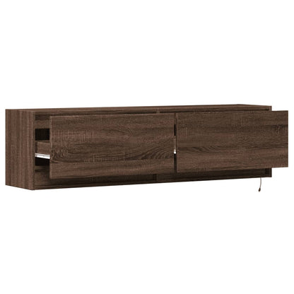 Tv-Wandmeubel Met Led-Verlichting 140X31X38 Cm 140 cm