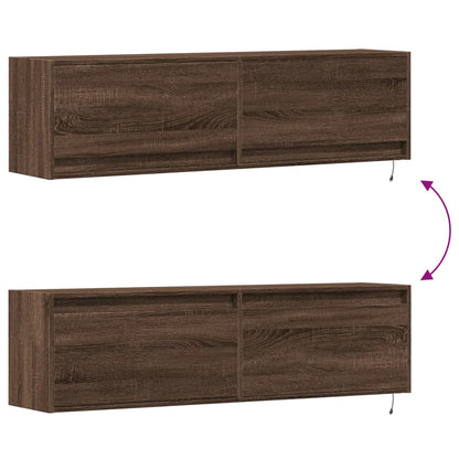 Tv-Wandmeubel Met Led-Verlichting 140X31X38 Cm 140 cm