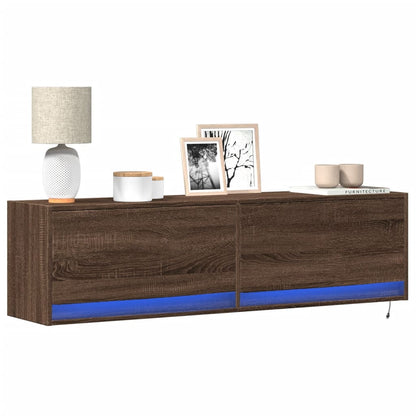Tv-Wandmeubel Met Led-Verlichting 140X31X38 Cm 140 cm