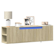 Tv-wandmeubel 135x31x39,5 cm sonoma eiken