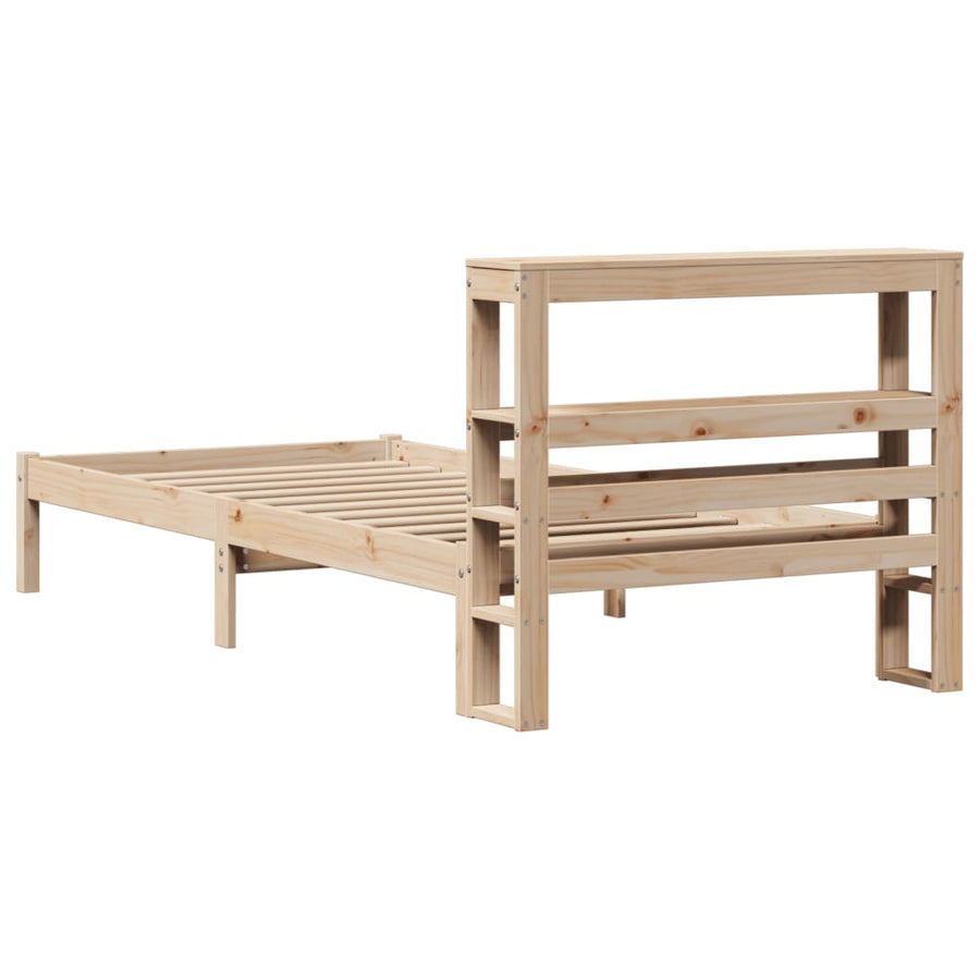 Bedframe zonder matras massief grenenhout 90x190 cm