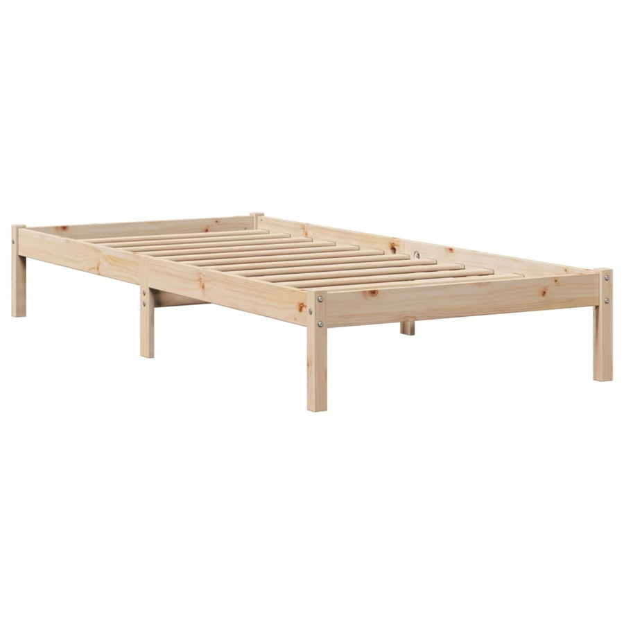 Bedframe zonder matras massief grenenhout 90x190 cm