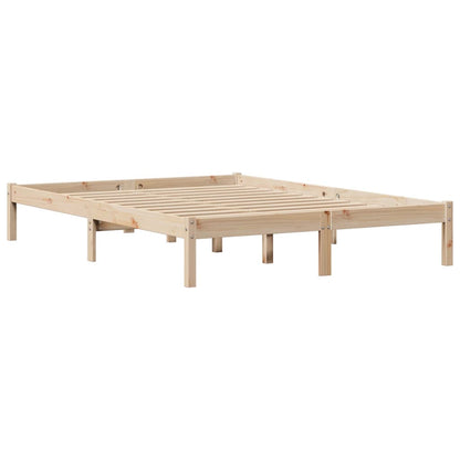 Bedframe zonder matras massief grenenhout 120x190 cm