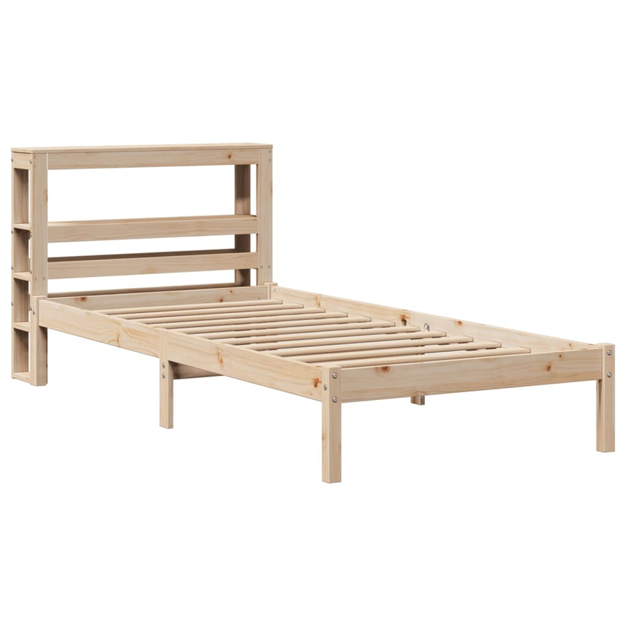 Bedframe zonder matras massief grenenhout 90x200 cm