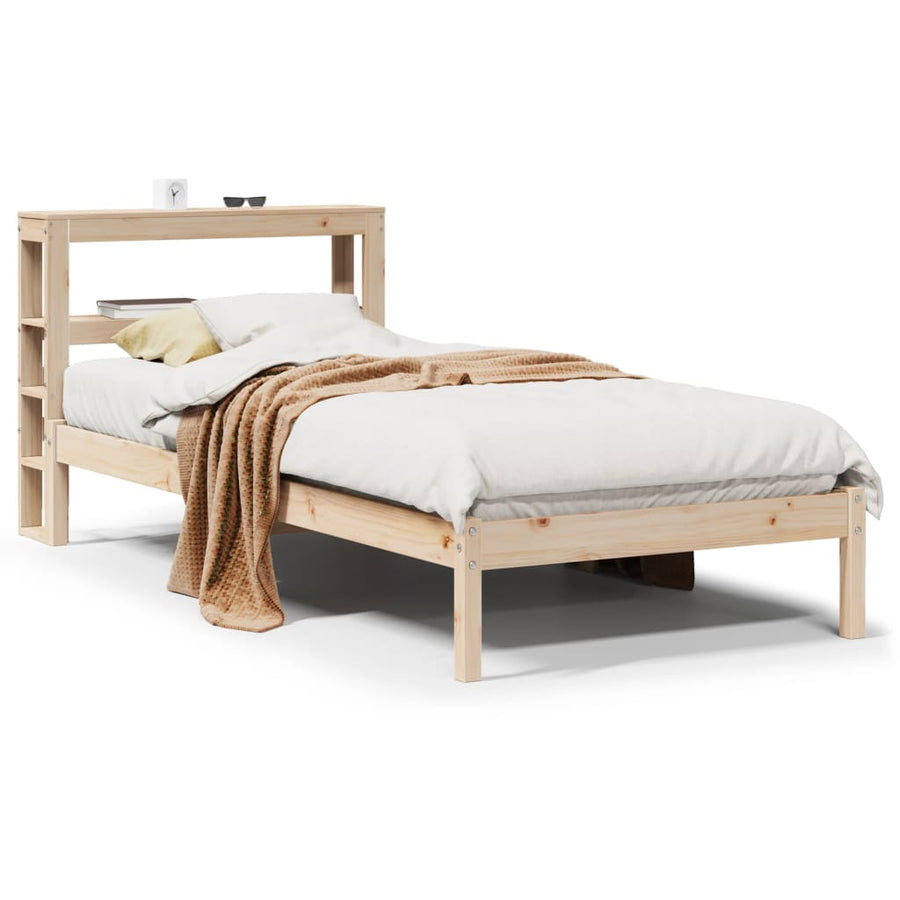 Bedframe zonder matras massief grenenhout 90x200 cm