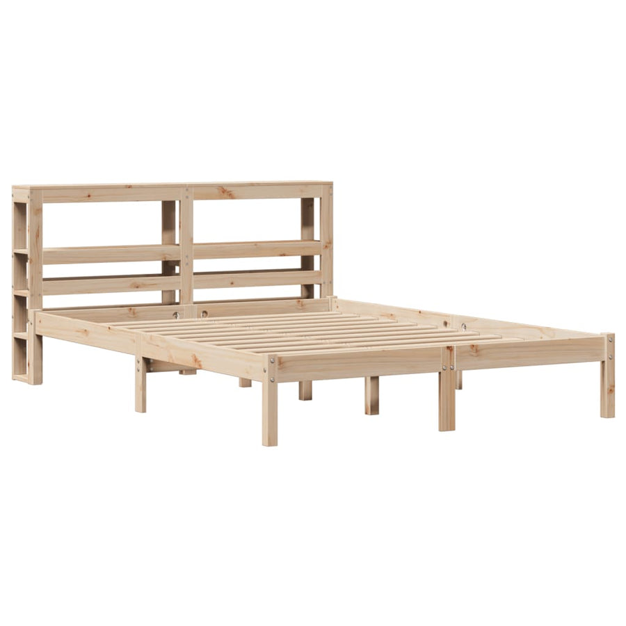 Bedframe zonder matras massief grenenhout 120x200 cm