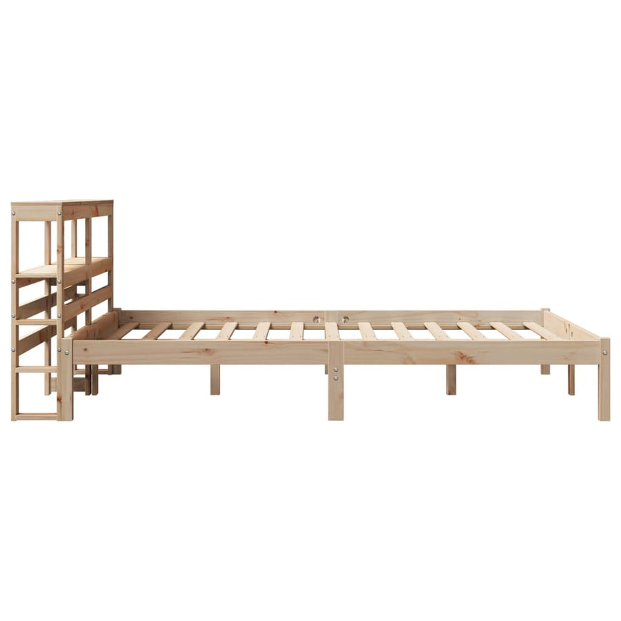 Bedframe zonder matras massief grenenhout 120x200 cm