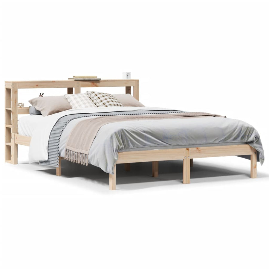 Bedframe zonder matras massief grenenhout 120x200 cm