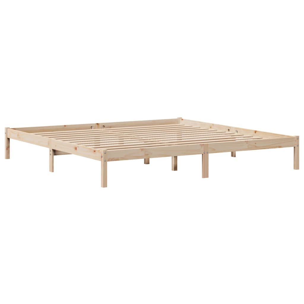 Bedframe zonder matras massief grenenhout 180x200 cm