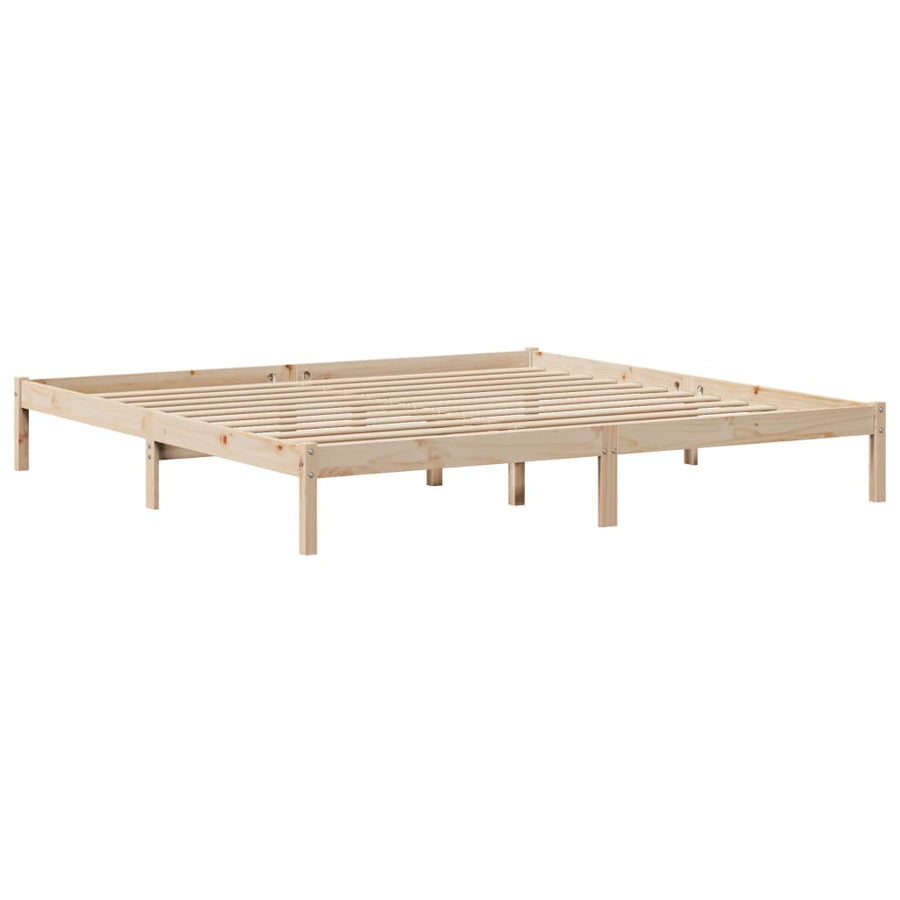 Bedframe zonder matras massief grenenhout 180x200 cm