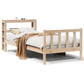 Bedframe zonder matras massief grenenhout 75x190 cm