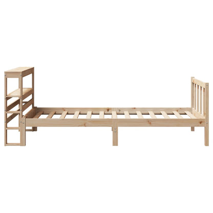 Bedframe zonder matras massief grenenhout 90x190 cm
