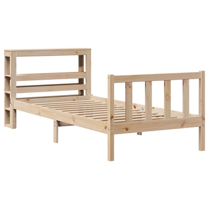 Bedframe zonder matras massief grenenhout 100x200 cm