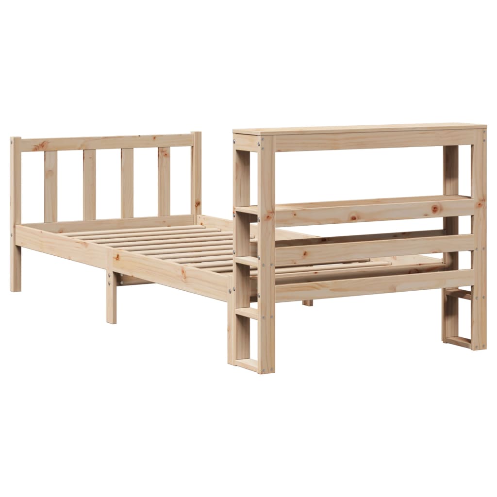 Bedframe zonder matras massief grenenhout 100x200 cm