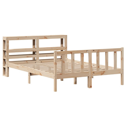 Bedframe zonder matras massief grenenhout 120x200 cm