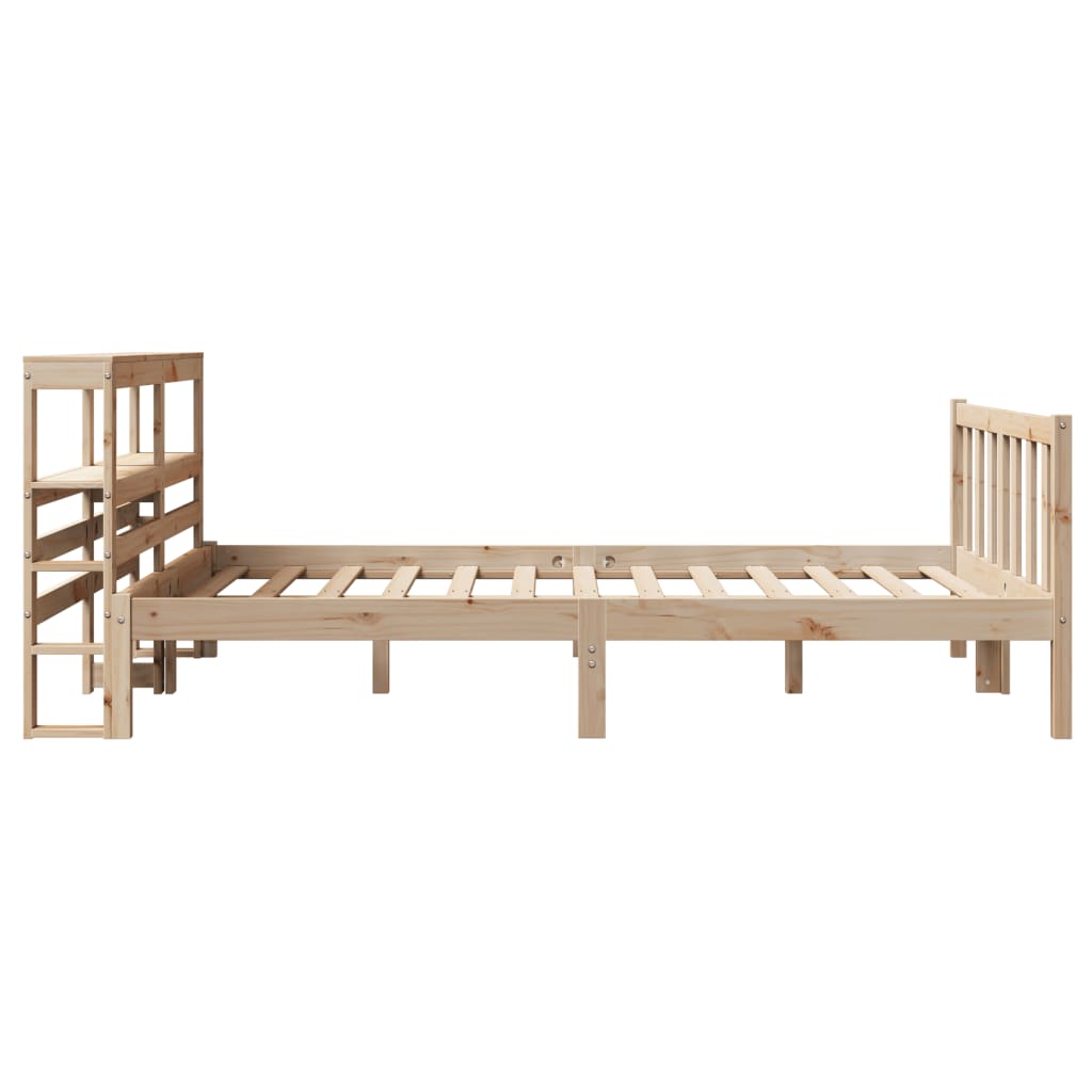 Bedframe zonder matras massief grenenhout 140x200 cm