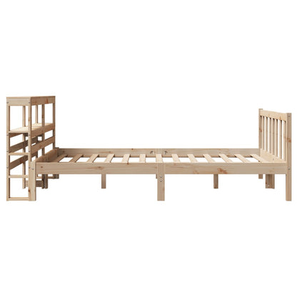 Bedframe zonder matras massief grenenhout 150x200 cm