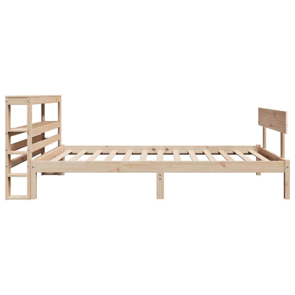 Bedframe zonder matras massief grenenhout 90x200 cm