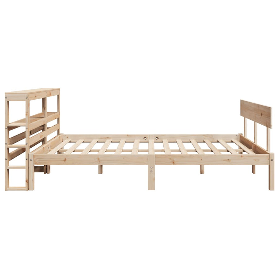 Bedframe zonder matras massief grenenhout 120x200 cm