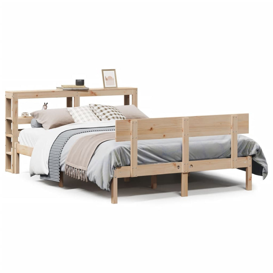Bedframe zonder matras massief grenenhout 120x200 cm