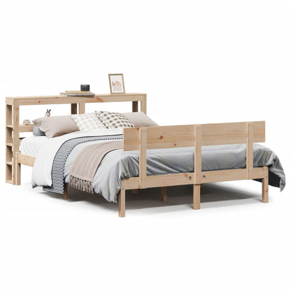 Bedframe zonder matras massief grenenhout 150x200 cm