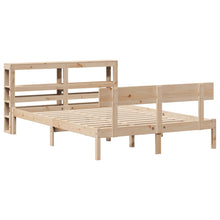 Bedframe zonder matras massief grenenhout 160x200 cm