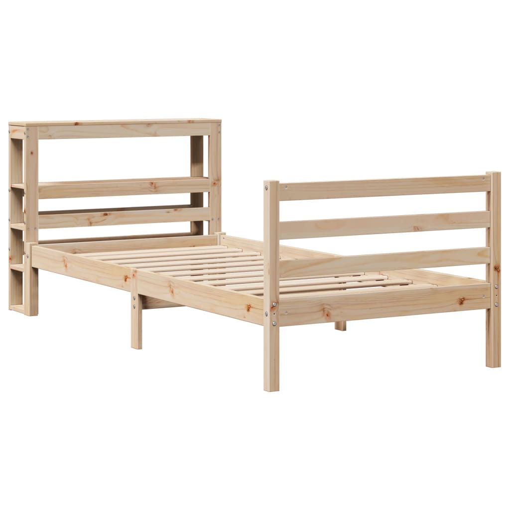 Bedframe zonder matras massief grenenhout 90x190 cm