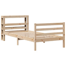 Bedframe zonder matras massief grenenhout 90x190 cm