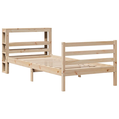 Bedframe zonder matras massief grenenhout 90x190 cm