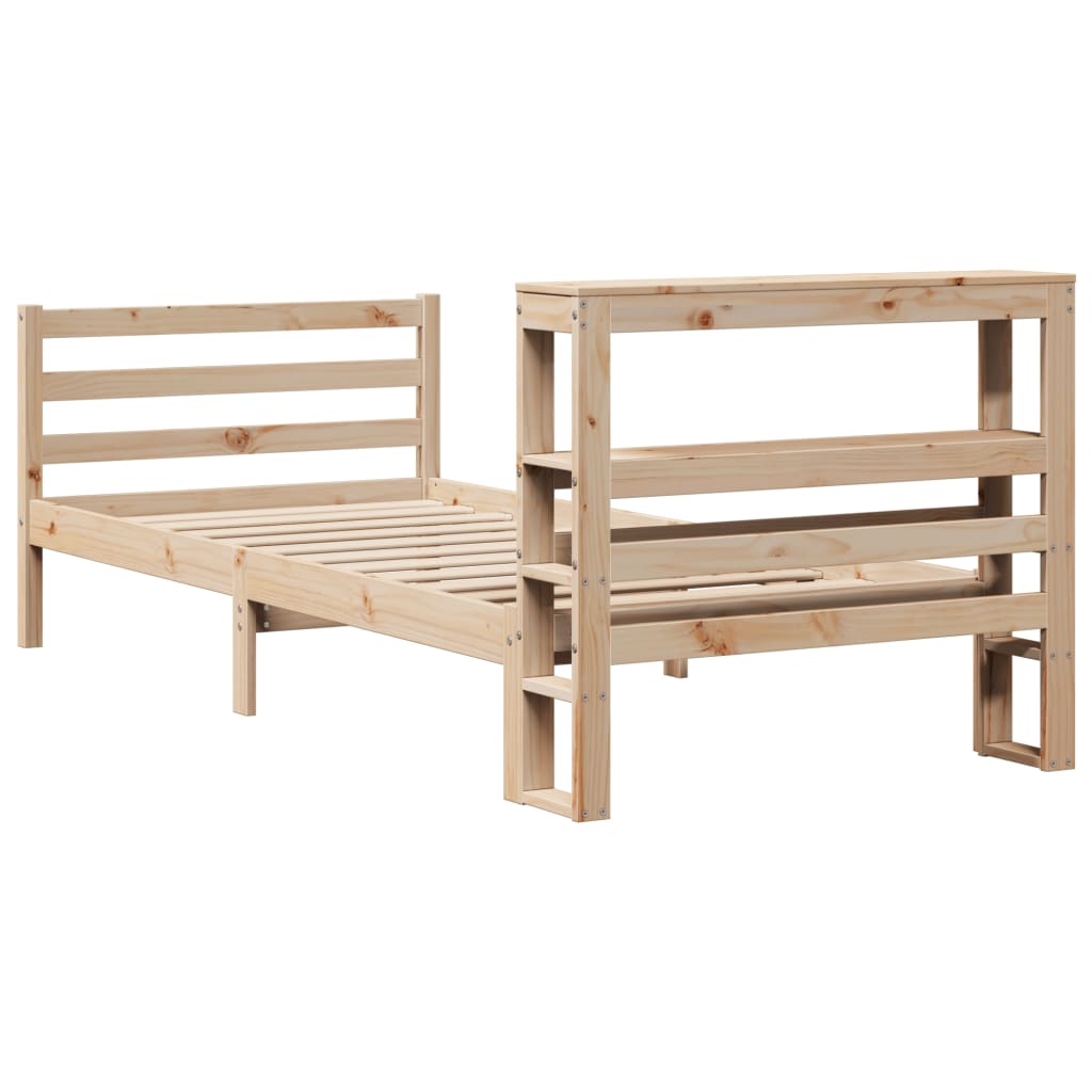 Bedframe zonder matras massief grenenhout 90x190 cm