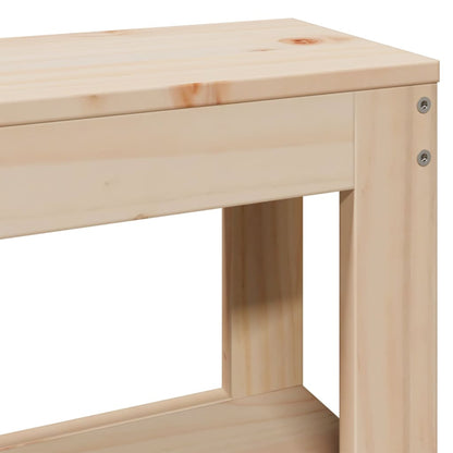 Bedframe zonder matras massief grenenhout 90x190 cm