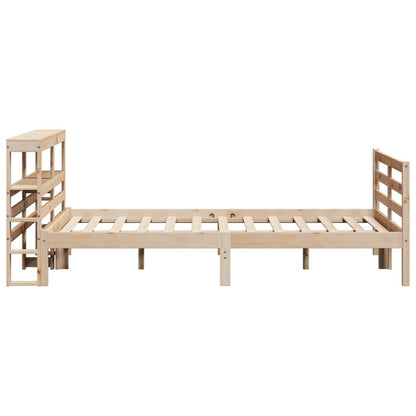 Bedframe zonder matras massief grenenhout 120x190 cm