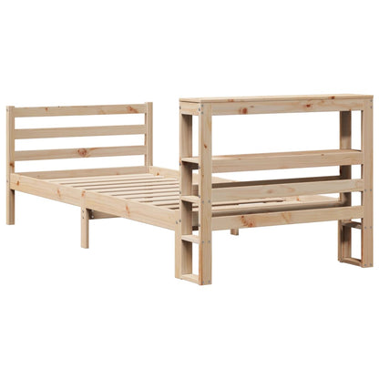 Bedframe zonder matras massief grenenhout 90x200 cm