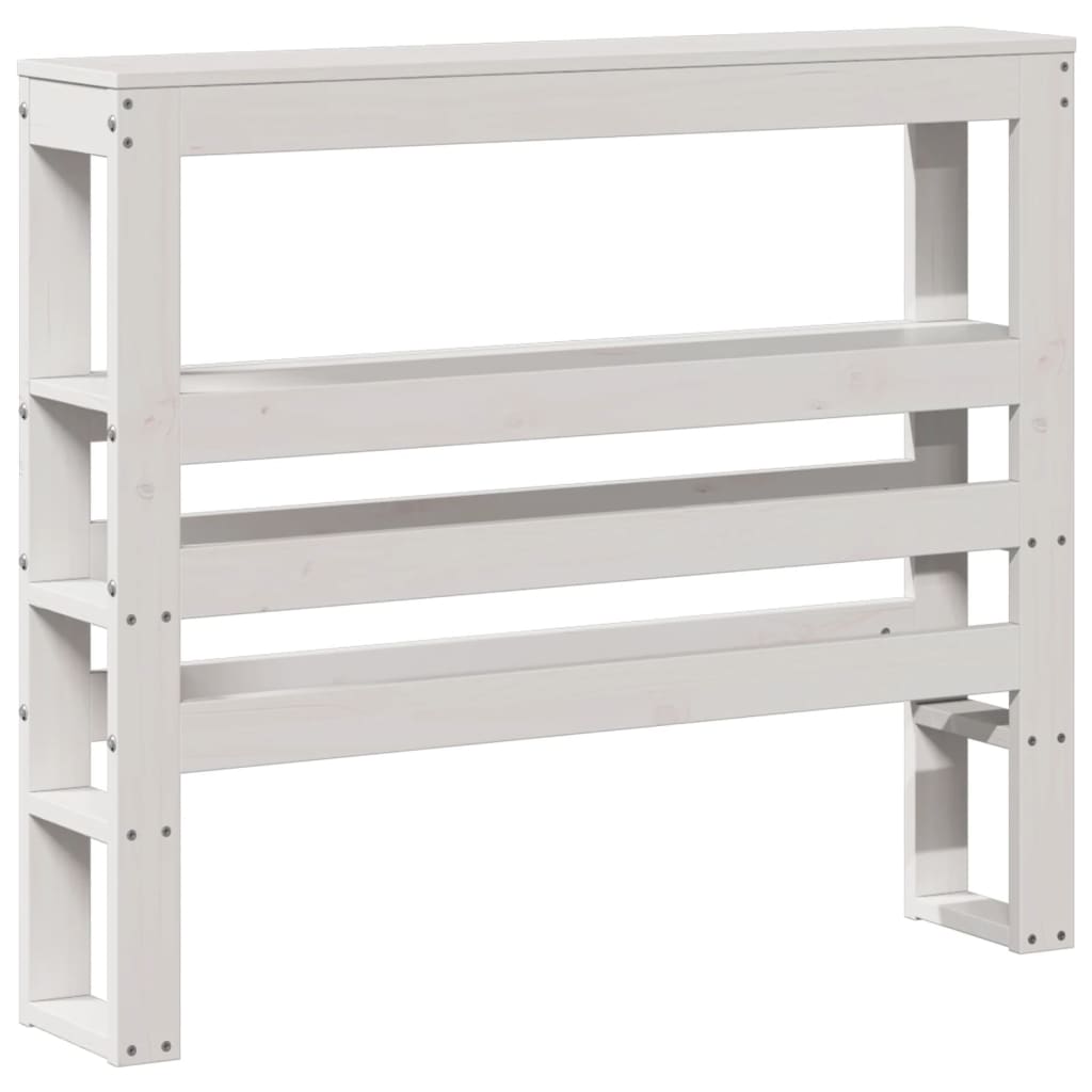 Bedframe Zonder Matras Massief Grenenhout 90 x 200 cm Wit
