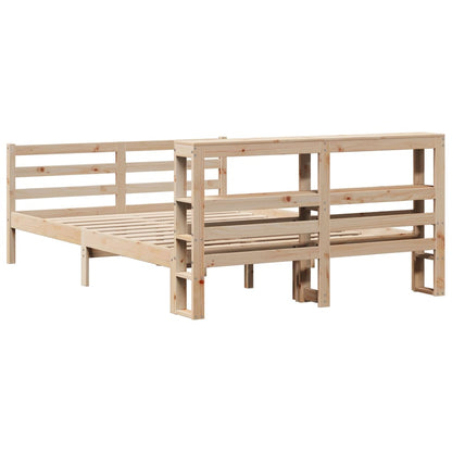 Bedframe zonder matras massief grenenhout 120x200 cm