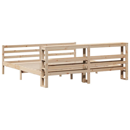 Bedframe zonder matras massief grenenhout 180x200 cm