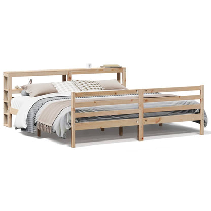 Bedframe zonder matras massief grenenhout 180x200 cm