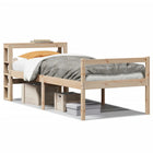 Solid Pine Senior Bed with Headboard 90x190 cm