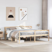 Seniorenbed massief grenenhout 200x200 cm