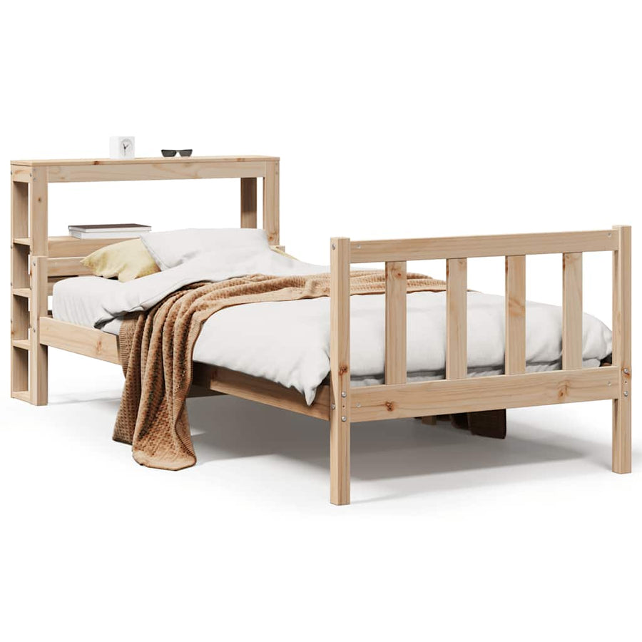 Bedframe zonder matras massief grenenhout 90x190 cm