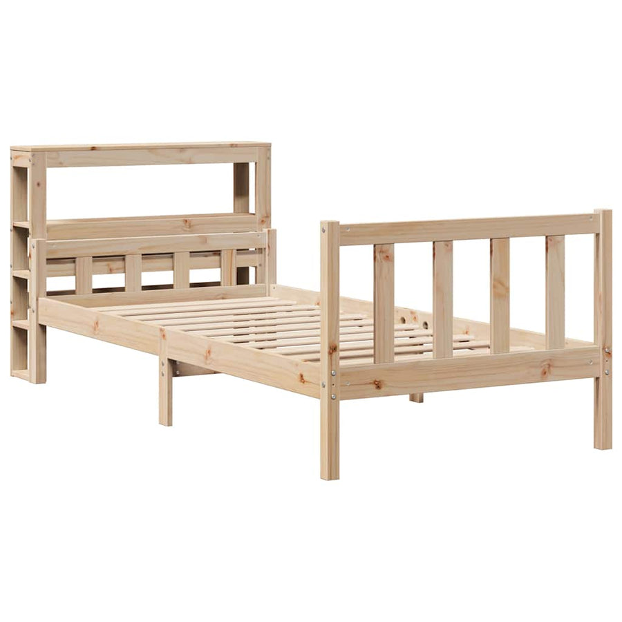 Bedframe zonder matras massief grenenhout 90x190 cm