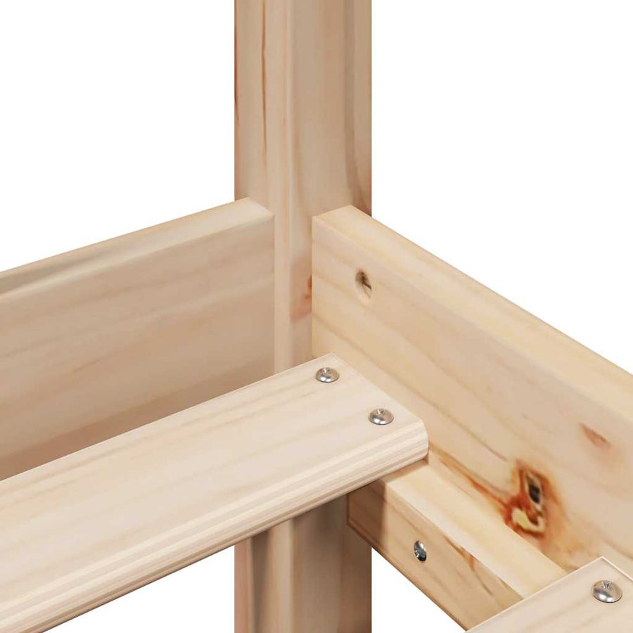 Bedframe zonder matras massief grenenhout 90x190 cm