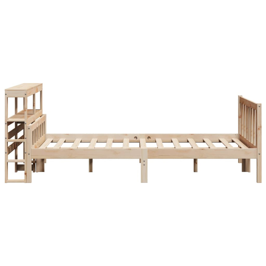 Bedframe zonder matras massief grenenhout 160x200 cm